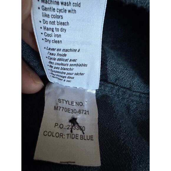 Paige Blue Plaid Button-Down Men's Shirt - Medium - Picture 8 of 8